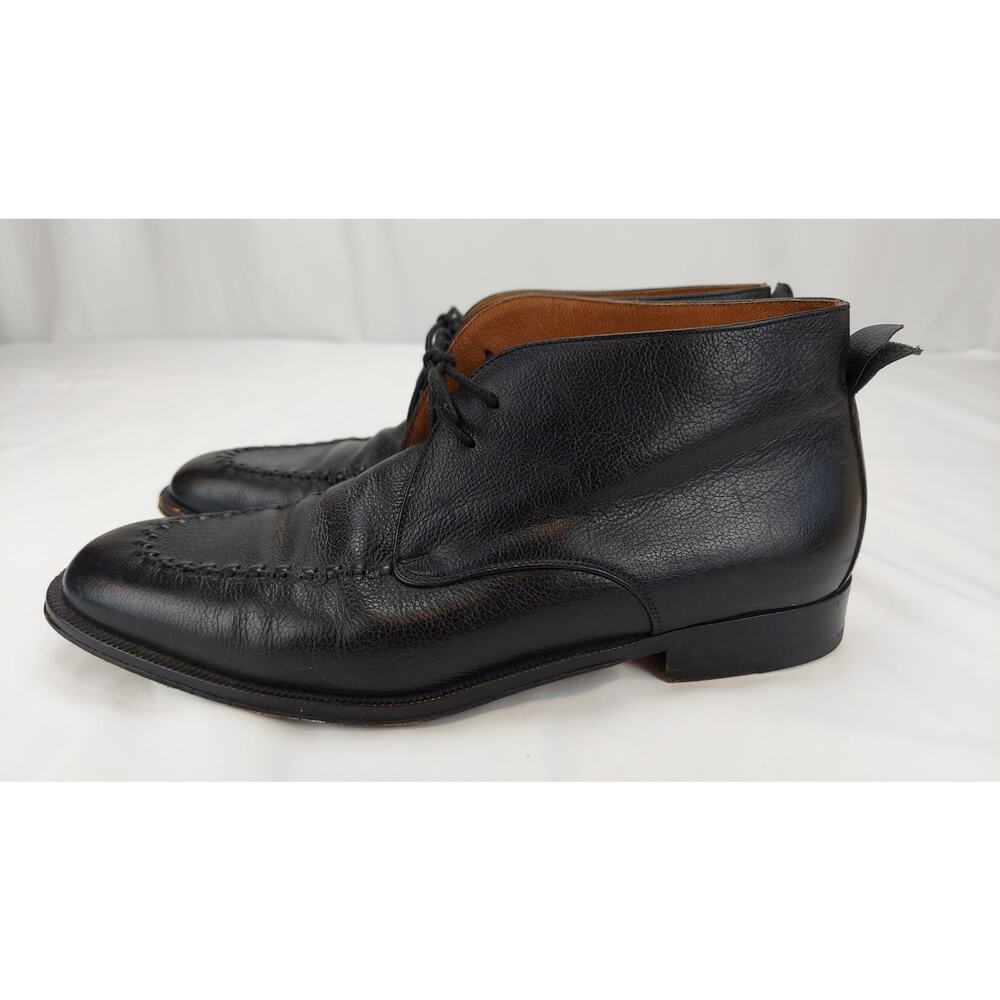 Bruno Magli Men's Leather Chukka Boot Hancrafted Made In Italy Size 8.5 M